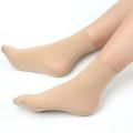 "Skin and  Black " Elasticable Plain Socks For Women. Washable & Reusable, Comfortable ,Casual Socks For Girls. Free Size. 