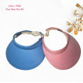 Women Summer Hat Multicolor Beach Hat Sun Visor Wide-brimmed Hat Adjustable UV Protection. 