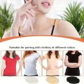 6pcs Invisible Silicone Bra Strap Pads, Non-Slip & Traceless Pressure-Relief, White/Black Options.