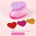 8/16/25/38/50mm Random Color Heart Punch DIY Embossing Punches Scrapbooking Machine Paper Cutting Hole Punch Rounder Cutter.