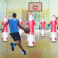 160cm PVC Adult Inflatable Football Training Goalkeeper Soccer Training Dummy Goalkeeper for Kids Standing Boxing Bag Tumbler.