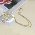 Gold Plated Crown Kings Chain Brooch For Men. 
