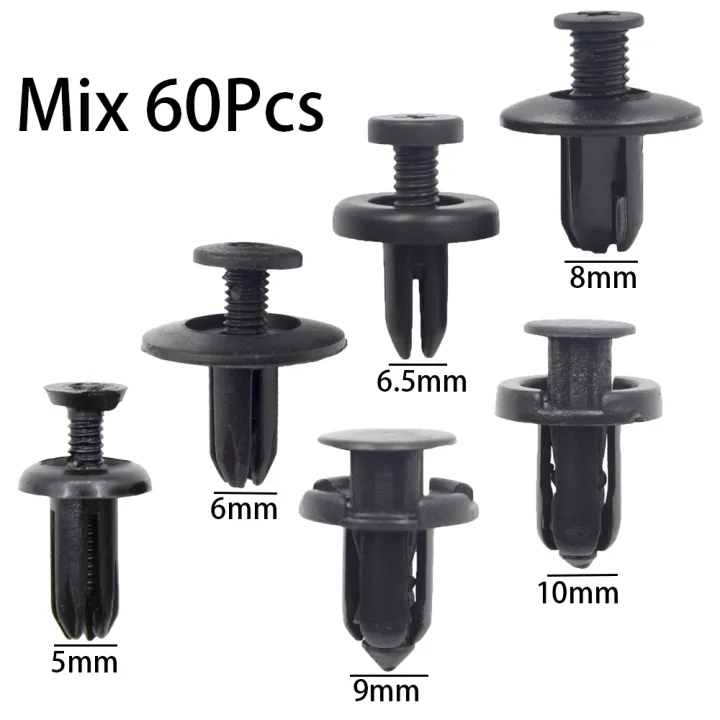 30/60Pcs%205mm%206mm%207mm%208mm%209mm%2010mm%20Hole%20Car%20Bumper%20Rivet%20Fastener%20Auto%20Fender%20Trim%20Panel%20Clips%20For%20Honda%20Nissan%20Toyota%20Hyundai%20-%20Image%207