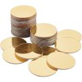 50pcs Golden Round Mirrors for Crafts 1.9 Inch Self Adhesive Mirror Tiles Acrylic Craft Mirror Circles Small Mirror Circles Wall. 