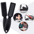 Barber Neck Duster Brush Sets Plastic Handle Hairdressing Soft Hair Cleaning Brush Head Shape Carving Cleaning Brush.