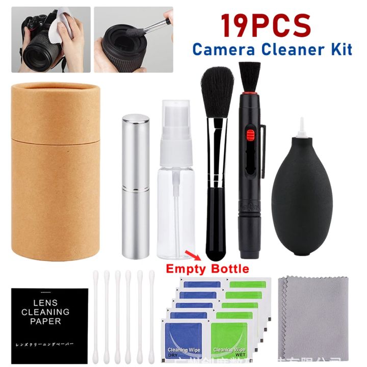 Sticker Camera Lens Clean 19 in 1 Digital Camera Cleaning Kit DSLR Lens Cleaning For Sony Canon ...