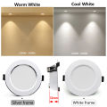 Spot LED Downlight Ceiling AC 220V 240V 9W 12W 15W 18W 21W Spotlight Cold Warm White Round Recessed Lamp LED Spot Light Lighting. 