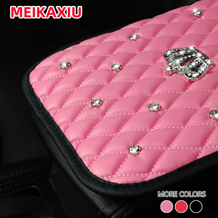 1%20PU%20Soft%20Comfort%20Diamond-Encrusted%20Crown%20Car%20Armrest%20Cushion%20Car%20Accessories%20Interior%20for%20Both%20Men%20and%20Women%20-%20Image%203
