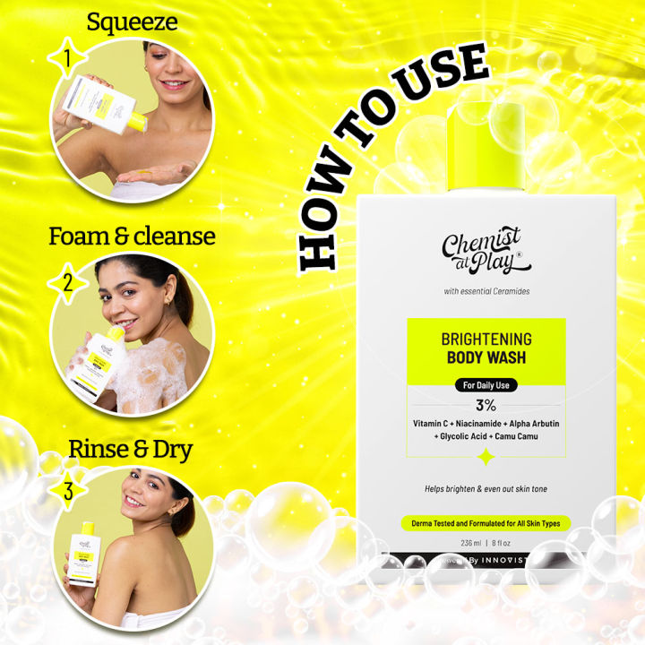 Chemist%20At%20Play%20Brightening%20Body%20Wash%20-%20236ML%20(3%25%20Camu%20Camu%20&%20Alpha%20Arbutin)%20-%20Image%203