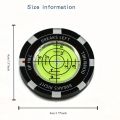 Golf Putt Ball Marker High Precision Round Golf Putt Green Reader Golfing Putting Aid Golf Slope Putting Reader 1PC.