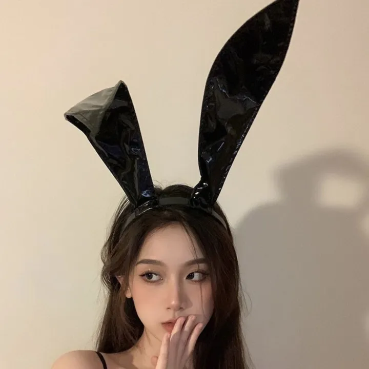 1PC%20%20Halloween%20Bunny%20Girl%20Patent%20Leather%20Rabbit%20Ears%20Headband,%20Black%20Bunny%20Ear%20Hair%20Hoop%20For%20Cosplay%20-%20Image%203
