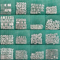 2024 New English Words Alphabet Craft Metal Cutting Dies Greeting Card Series Scrapbook Paper Knife Mould Blade Punch Stencils. 