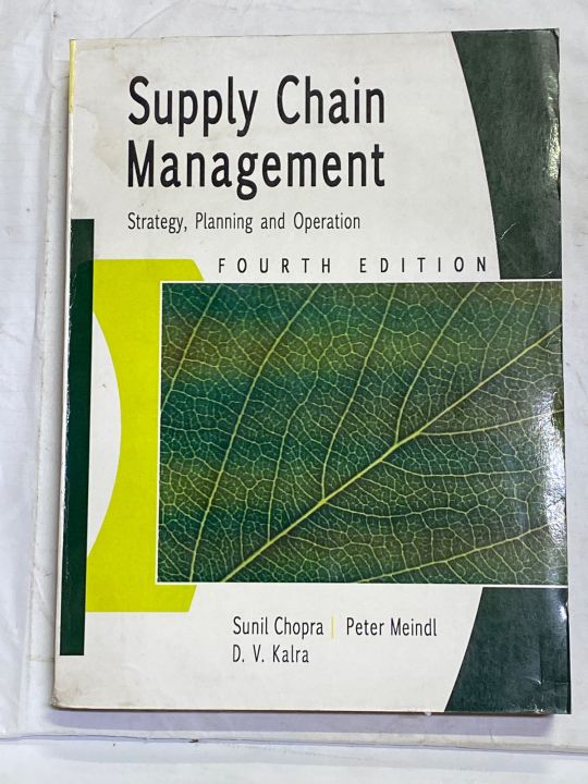 SUPPLY CHAIN MANAGEMENT 14th EDITION BY SUNIL CHOPRA PETER MEINDL