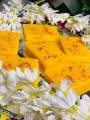 Saffron Handmade Goat Milk Soap. 