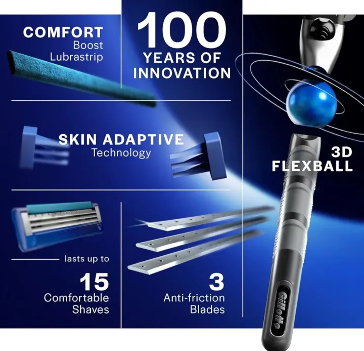 Gillette%20%20Mach%203%20Turbo%20Shaving%20Razor%20+%202%20Cartridge%20-%20Image%204