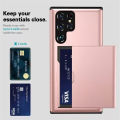 Phone case: Used for   S26 Ultra Plus cases shockproof armor shell sliding wallet card holder bumper cover Funda. 