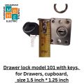 drawer lock / daraz lock lock/furniture lock -model 101. 