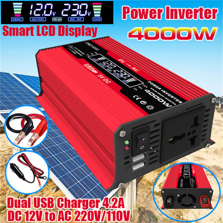 4000W%20Sine%20Wave%20Inverter%2012V%20to%20AC%20220V/110V%20Voltage%20Transformer%20Power%20Socket%20Converter%20for%20Car%20Home%20Outdoor%20-%20Image%202