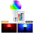 5W remote control control LED bulb E27 with color of Solar System with RGB color changing light suitable for room, bedroom, smart light bulbs, dimmers, low power flashlight, bedroom selfie light. 