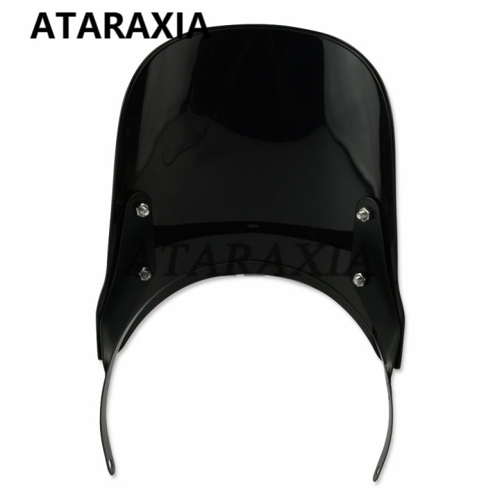 Motorbike%207.5"%20Headlight%20Windshield%20Fairing%20Compact%20Sport%20Wind%20Deflector%20Instrument%20Visor%20For%20Royal%20Enfield%20Classic%20500CC%20Models%20-%20Image%203