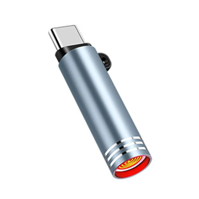 Type C Mini Lighter Blow to Ignite Windproof Flameless Electric Lighter Auto Shut-Off for Outdoor Camping Travel