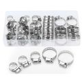 20PCS Multi-Purpose Hose Clamps - Adjustable Pipe Clips & Locking Bands for Secure Water Pipe, Gas Pipe Fixing & Tightening. 