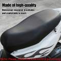 Waterproof Motorcycle Seat Cover, Elastic Leather Scooter Seat Protector, Universal Motorbike Cushion Cover for Electric Bike. 