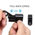 2/4Pcs  Aluminum Alloy Spring Door Bolt Lock,Automatic & Self-closing Security,Durable Bounce Mechanism with Safety Pull Ring. 