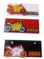 Motorcycle CD70 OR 125 FANCY NUMBER PLATE. 