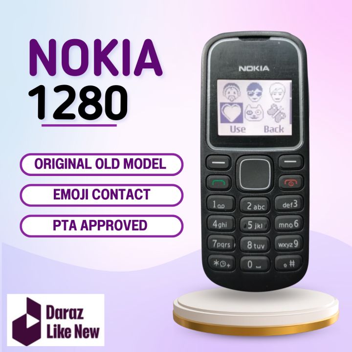 Nokia 1280 PTA Approved - Original Old Phone with emoji