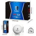 Caiton Pro Golf Tournament Balls - 4-Layer Structure, DuPont Surlyn Material, Increases Distance by 30 Yards, (12/6/3 Pack). 