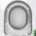 Universal Toilet Seat Cover Pure Color Pumpkin Pattern Closestool Mat Soft Warm Toilet Seat Cushion Bathroom Toilet Accessories.