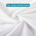 2pcs Zippered Waterproof Pillow Cover, Oil-resistant Knitted Pillow Protector for Bed Sleeping Pillowcase.
