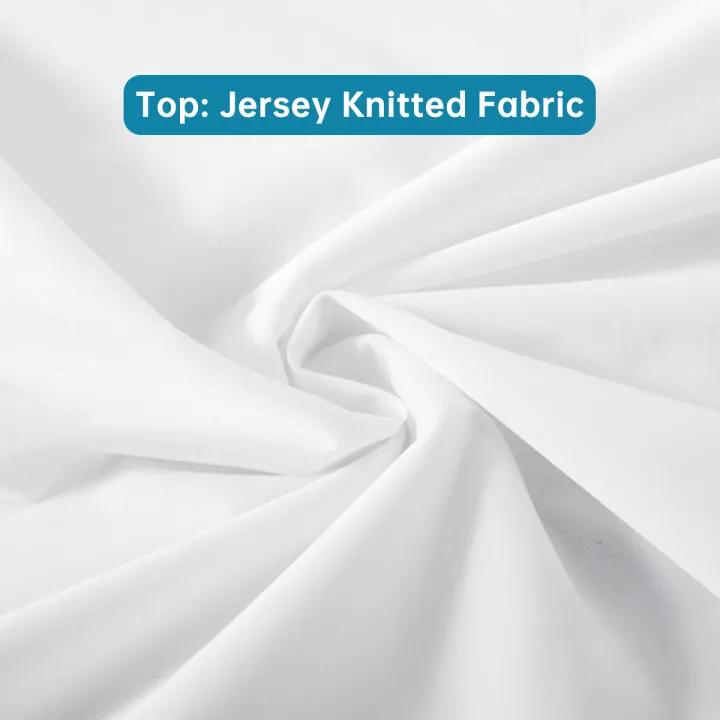 2pcs%20Zippered%20Waterproof%20Pillow%20Cover,%20Oil-resistant%20Knitted%20Pillow%20Protector%20for%20Bed%20Sleeping%20Pillowcase%20-%20Image%204