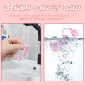 1/5Pcs 10mm Straw Covers Cap Compatible with Stanley 30&40 Oz Tumbler Cute Reusable Drink Straws Covers Kitchen Accessories. 