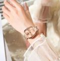 Poedagar 783 new Quartz ladies watch unique design Romantic love gift stainless steel direct import from company waterproof wrist-watche for women.