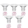 1P Flange Insert Compatible with Momcozy/Medela/Spectra/YOUHA/TSRETE 24mm Shields/Flange, Reduce 24mm Tunnel Down to Other Size.