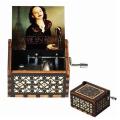 The Godfather Music Box Hand Crank Musical Box Carved Wooden Play The Theme Song of The Godfather Home Decor Christmas Gifts. 