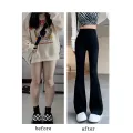 Women Flare Pants Slim High Waist Solid Sexy Shark Flare Pants Fashion Casual Streetwear Elastic Butt Lift Skinny Leggings. 