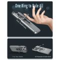 Slide Camera Protection Ring Holder Magnetic Case for IPhone 16  Pro Max Plus  Plus for Magsafe Cover. 