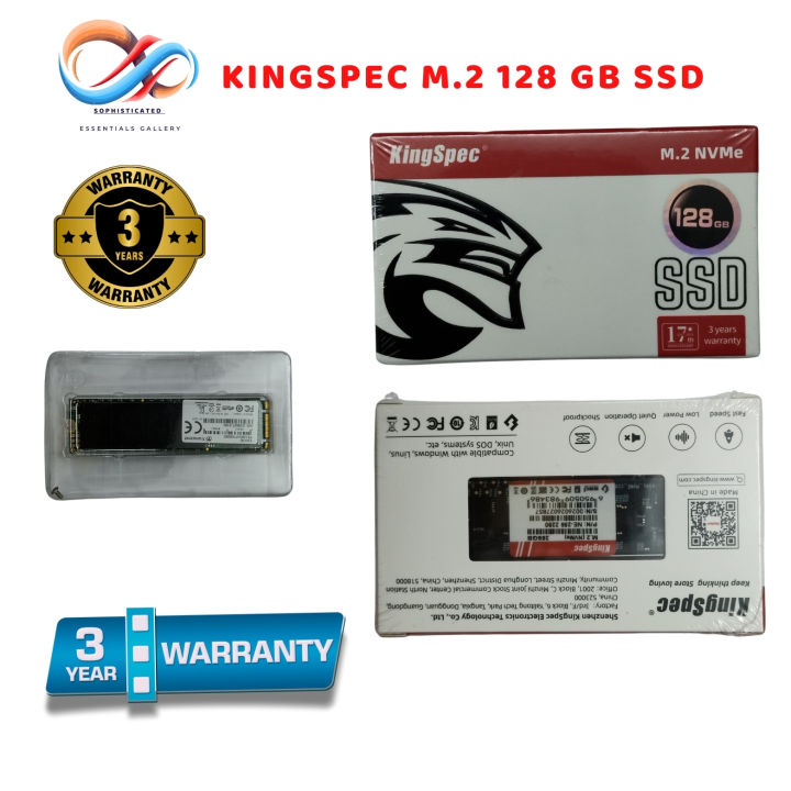 Kingspace M.2 128GB SSD – High-Speed NVMe Internal Solid State Drive