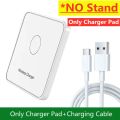 Wireless Charger Pad Stand Desktop Ultra-thin Mobile Phone Fast Charging Dock Station For iPhone 16-12 .