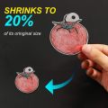 5-10 Pcs Shrink Plastic Sheets Shrinky Dink Paper Semi-Transparent A5 Shrink Art Paper for Keychain Making Creative Craft. 