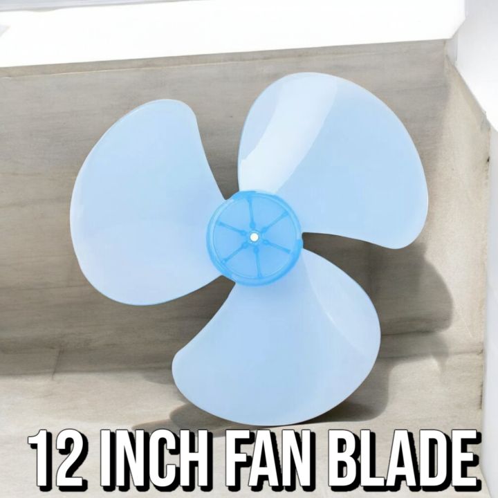 12 inch Plastic Fan Blade Leaves Stand/Table Cooling Fanner