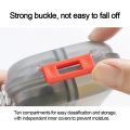 10 Compartments Travel Pill Organizer Pocket Portable Pill Storage Box Case Daily Pill Container or Purse Fish Oil Medicine. 
