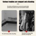 Wardrobe Dehumidifier Bag, Hanging Moisture Absorber with Calcium Chloride - Reusable Mold Proof Desiccant Bag for Closet Home.
