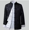 Double-sided Wearable Chinese Style Traditional Shirt Tang Suit Kung Fu Costume Jacket Hanfu Men Coat Spring Autumn Clothes Tops.
