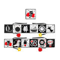 Soft Baby Books - High Contrast Black & White Touch & Feel Crinkle Cloth Books for Infants & Toddlers, Baby Girl & Boy . 
