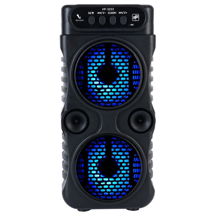 Outdoor%20Portable%20Wireless%20Speaker%20Dual%203%20Inches%20Music%20Stereo%20Subwoofer%20Bass%20USB%20Power%20Supply%20For%20Dancing%20Party%20Family%20Karaoke%20-%20Image%207