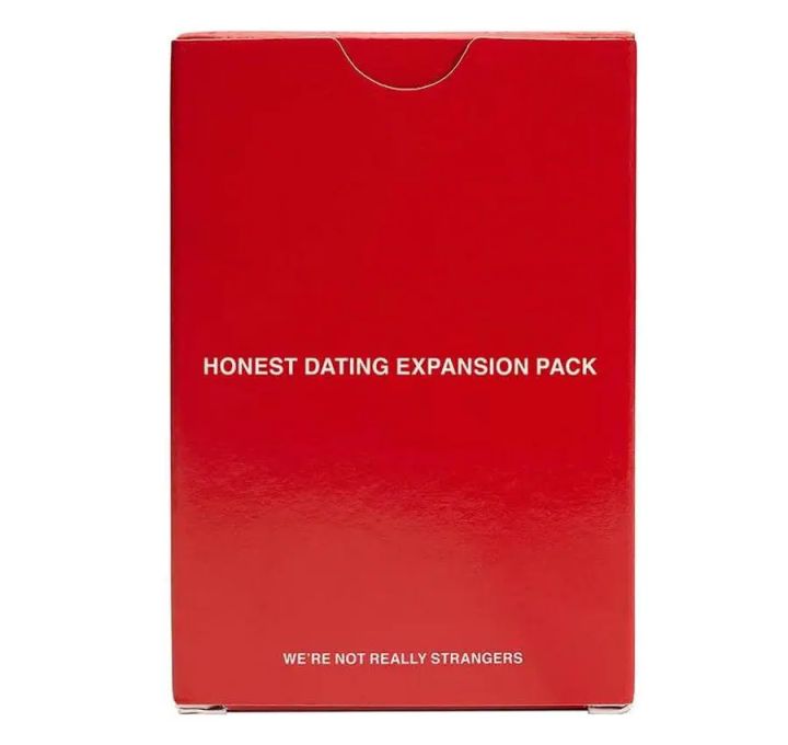 WE'RE NOT REALLY STRANGERS Card Game - Honest Dating Expansion Pack (50 Cards and Wildcards)